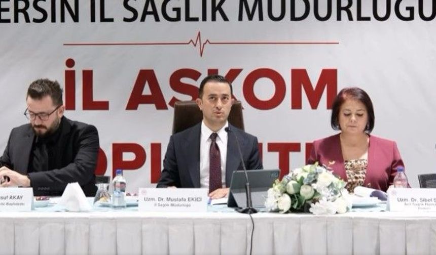 Mersin Şehir Hastanesinde ASKOM toplantısı yapıldı