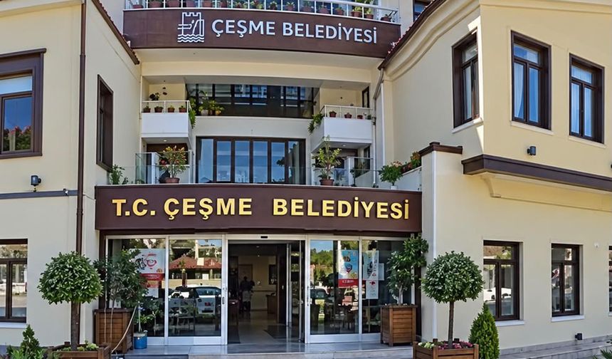 Çeşme Belediyesi’ne operasyon yapıldı