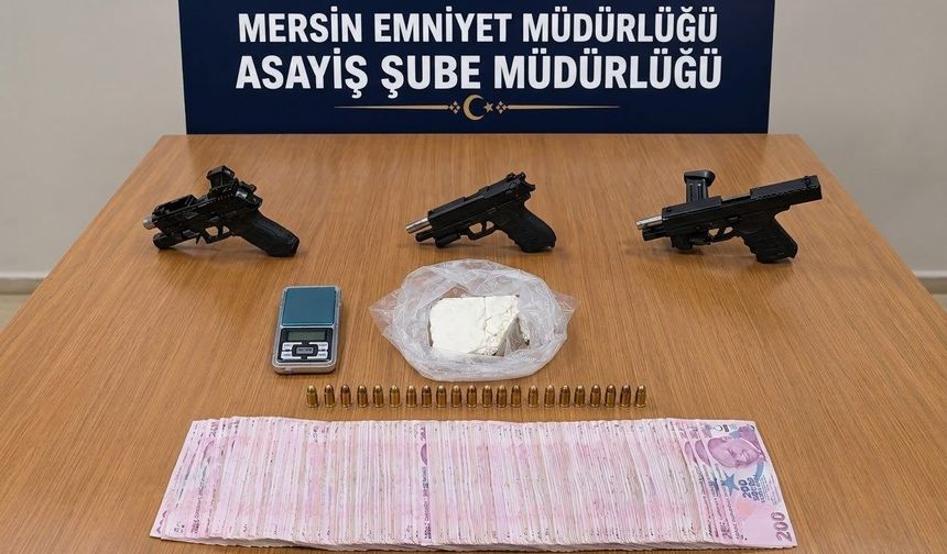 Mersin'de ev kurşunlayan şüpheliler yakalandı