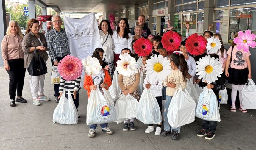 Köy okulu öğrencilerine sıcak destek