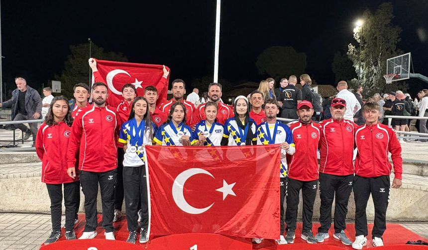 Mersinli sporculardan Avrupa Şampiyonası’nda büyük başarı
