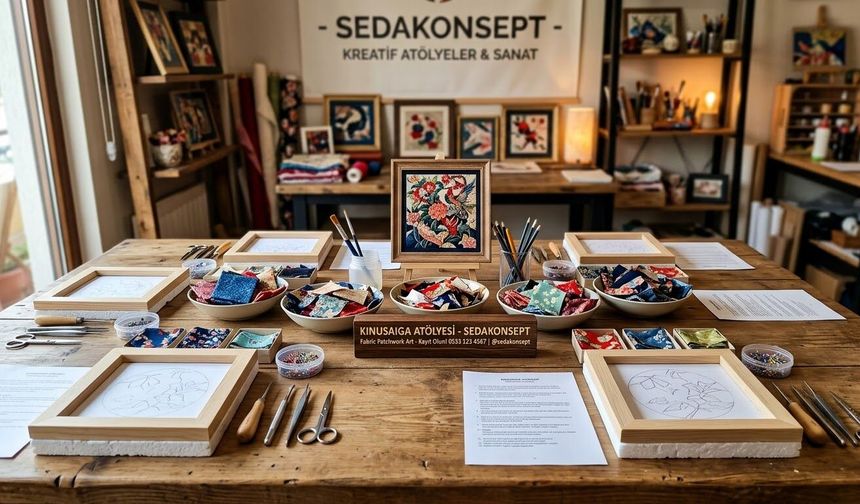 Japon kumaş sanatı Kinusaiga, Mersin’de hayat buluyor