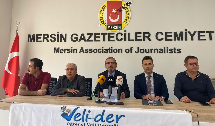 Veli-Der Mersin “Ortak Yazılı Sınav Sistemi’ne karşıyız”