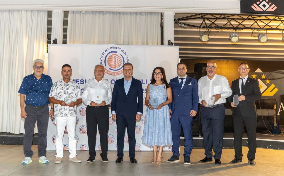 Mersin’de çevre mühendislerine ‘Onur Plaketi’