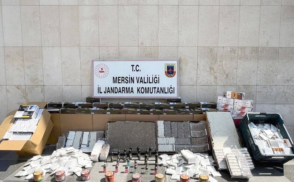Mersin’de Kaçak Makaron Operasyonu: 2 Şüpheli Yakalandı