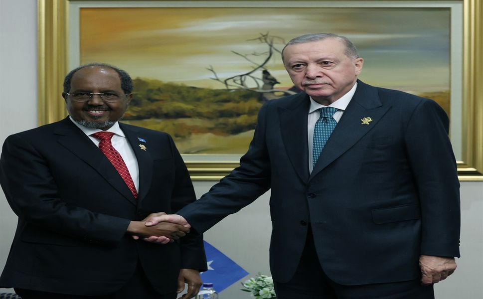 Erdoğan, Katar’da Somali Cumhurbaşkanı ile Görüştü