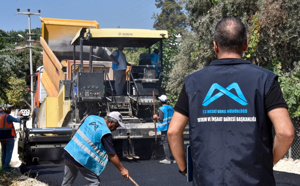 MESKİ Kargıpınarı’nda altyapı sonrası asfalt kaplama çalışmasını tamamladı