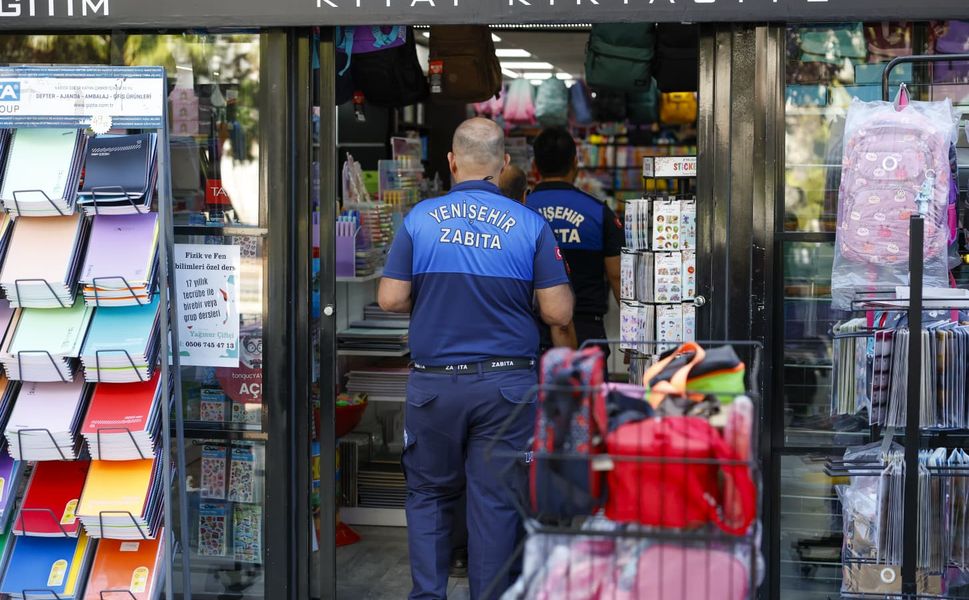 Yenişehir Belediyesi'nden kırtasiye denetimi