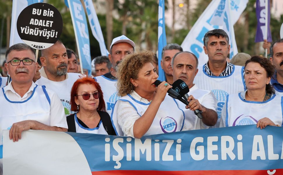 KESK'ten Mersin’de 'Adalet ve İş' Yürüyüşü