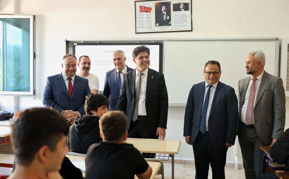 İl Milli Eğitim Müdürü Muhammed Özdemirci’den Lise Ziyaretleri