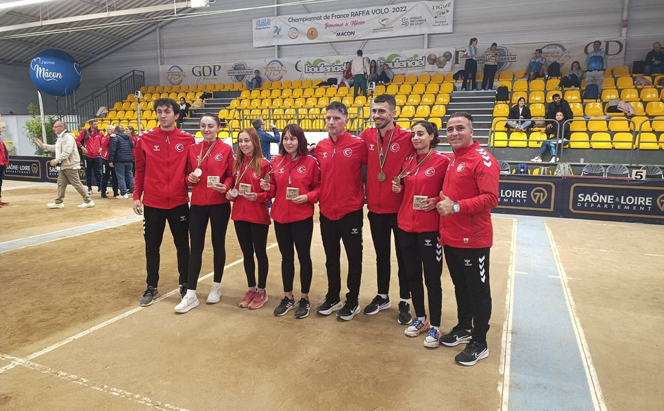 Milli bocce sporcuları Fransa’dan madalyalarla döndü