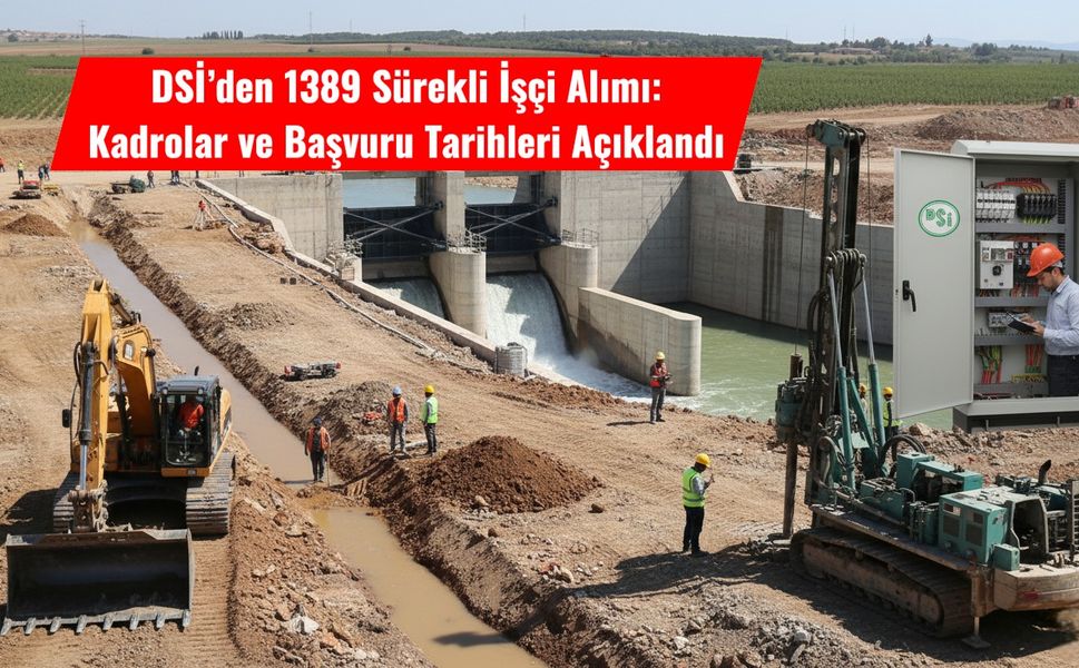 DSİ 1389 Sürekli İşçi Alacak