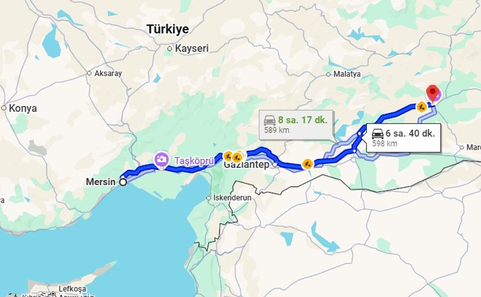 Mersin-Diyarbakır Arası Kaç Kilometre? Ulaşım Rehberi ve Güzergah Detayları