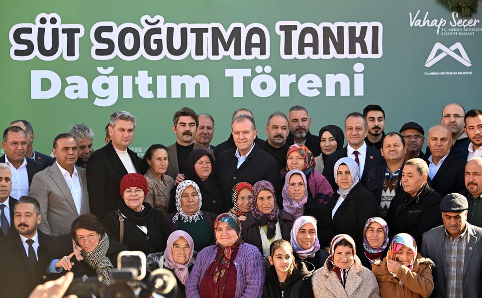 Mersin'de Üreticilere Süt Soğutma Tankı Ve Güneş Paneli Desteği