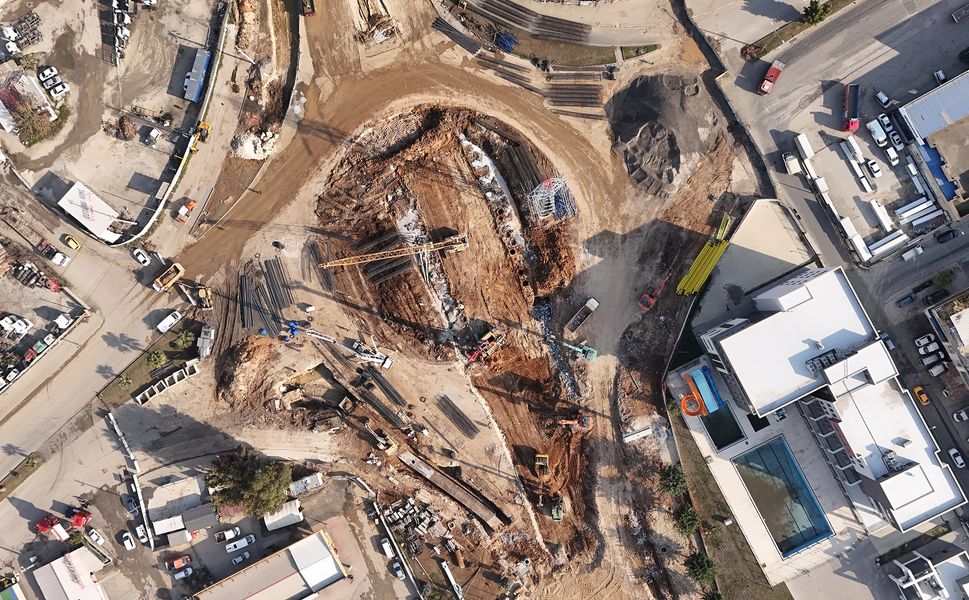 Mersin Büyükşehir’den Kent Trafiğine Nefes Aldıracak Hal Katlı Kavşağı