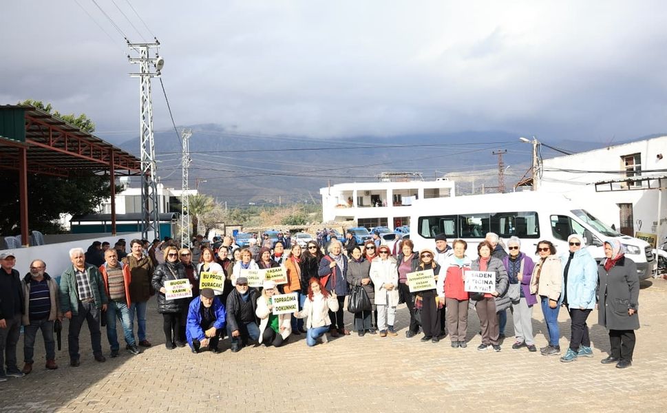 Silifke Ovacık’ta Maden Atık Depolama Tesisine Tepki