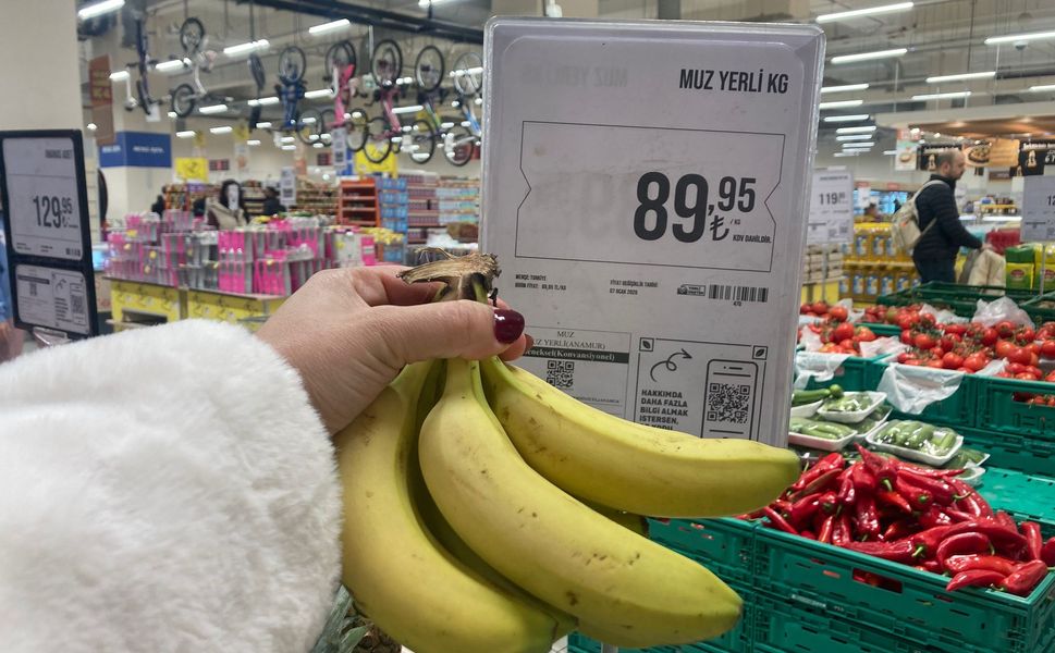 Aynı Muz Pazarda 50, Markette 90 TL