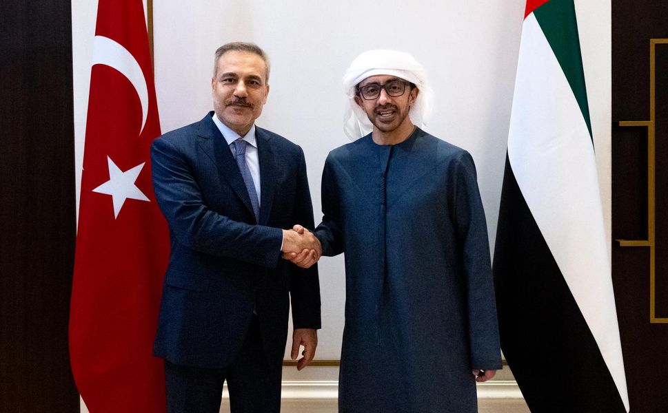 Bakan Fidan, Arap Mevkidaşı Al Nahyan ile görüştü