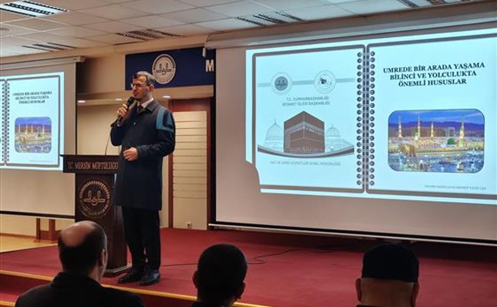 Mersin İl Müftülüğünce Umre Hazırlık Semineri Gerçekleştirildi