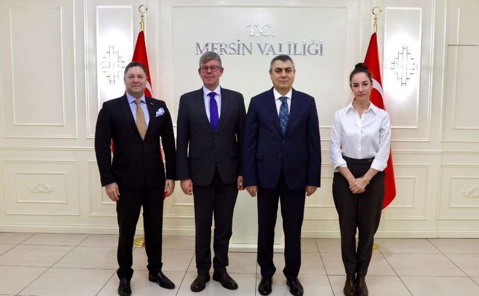 Litvanya Cumhuriyeti Ankara Büyükelçisi Mersin'de