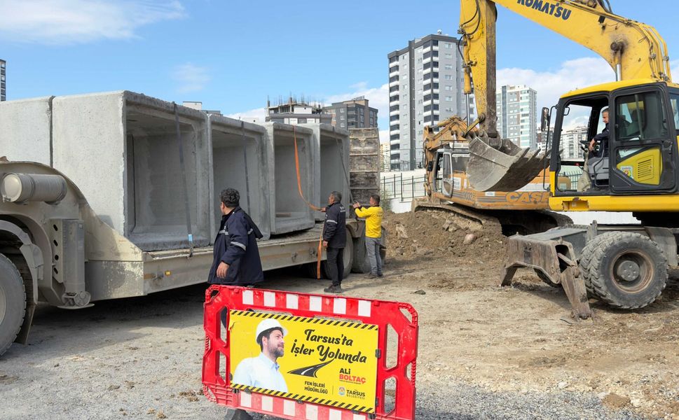 Tarsus Belediyesi sele karşı çalışmalar başlattı