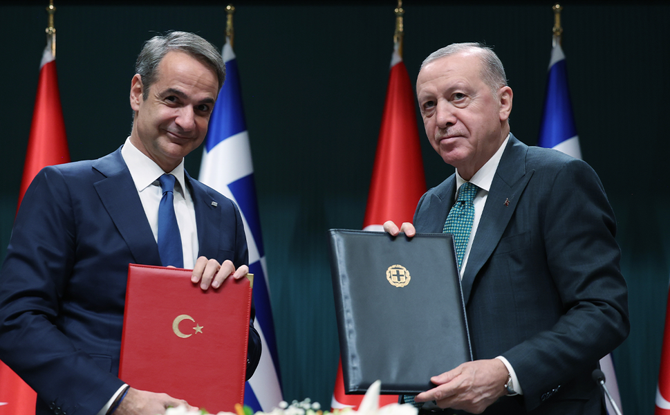 Cumhurbaşkanı Erdoğan, Yunan Lider Miçotakis ile Bir Araya Geldi