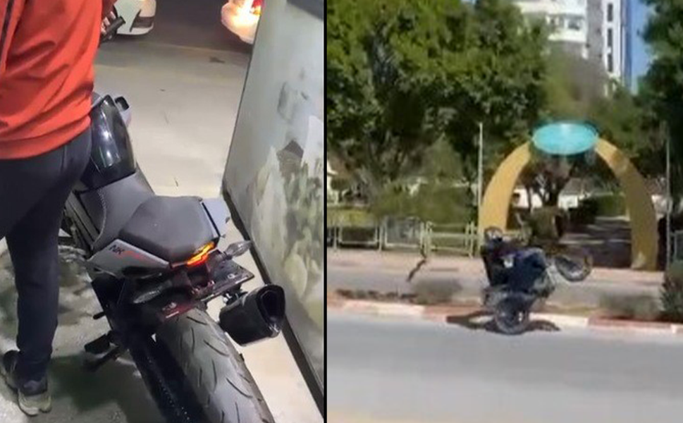 Motosikletiyle şov yaptı, 172 bin TL ceza ve 60 gün men cezası aldı
