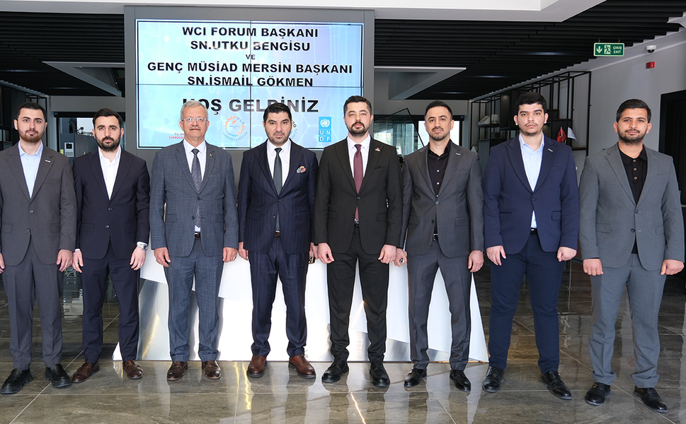 WCI Forum Başkanı Utku Bengisu ve Genç MÜSİAD Mersin heyetinden Model Fabrika’ya ziyaret