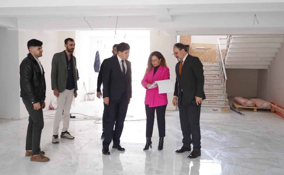 İl Milli Eğitim Müdürü Özdemirci,  okul çalışmalarını yerinde incelendi