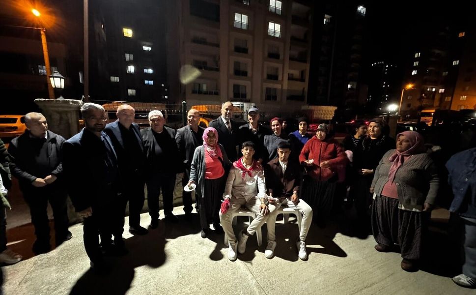 Erdemli’de gurur dolu vatan borcu uğurlaması