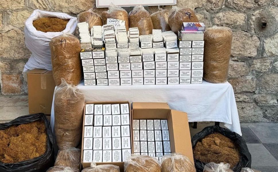 Mersin’de kaçak makaron operasyonu: 1 gözaltı