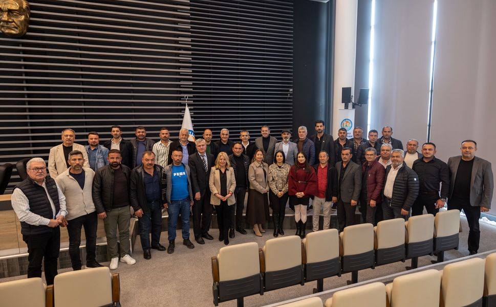 Başkan Tuncer, Mezitli muhtarlarıyla buluştu