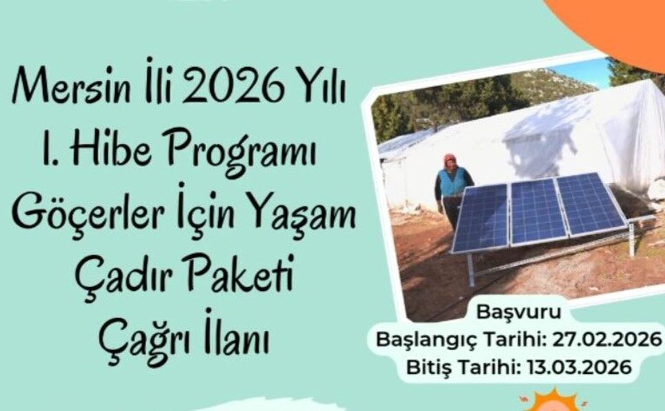 Konar-göçer hayvancılara müjde: Mersin’den yaşam çadırı hibe desteği