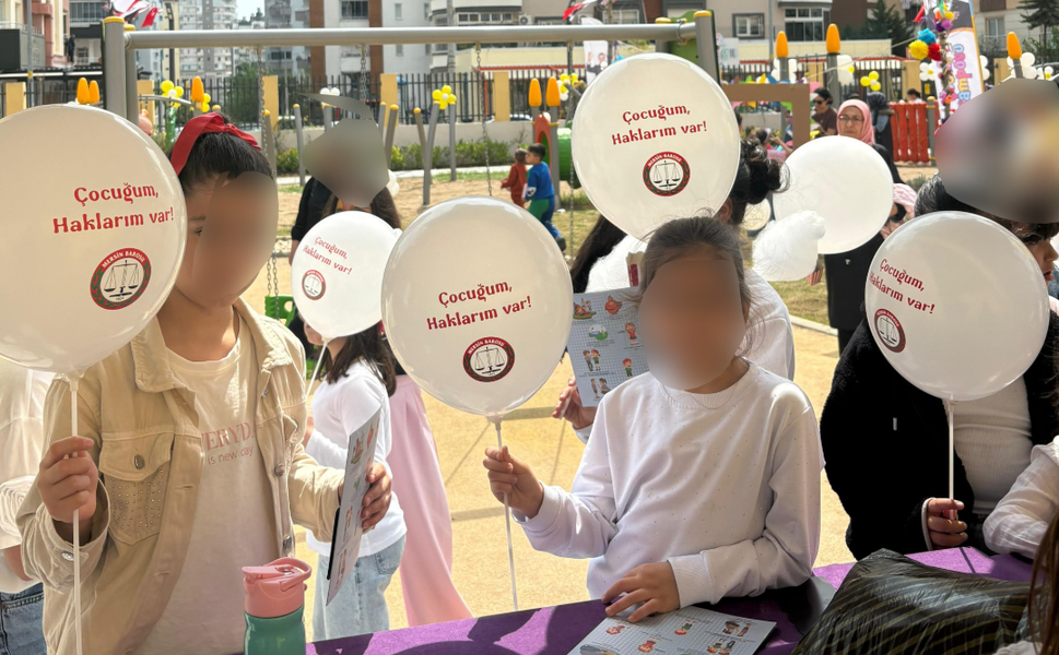 Mersin’deki Bahar Şenliğinde çocuk hakları anlatıldı
