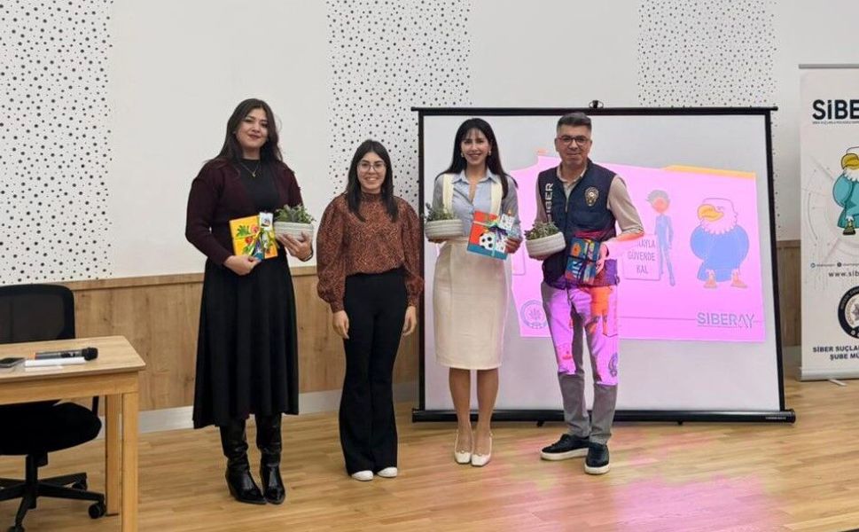 Çocuklar siber suçlar konusunda bilgilendirildi