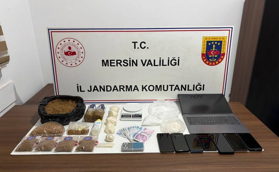 Mersin’de zehir tacirlerine operasyon