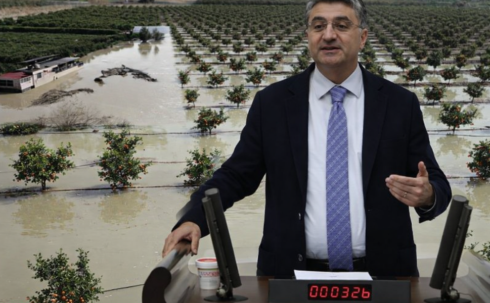 Milletvekili Ekmen’den TBMM’ye Mersin için afet uyarısı
