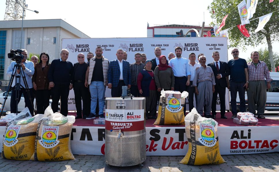 Tarsus Belediyesi’nden üreticiye güçlü destek