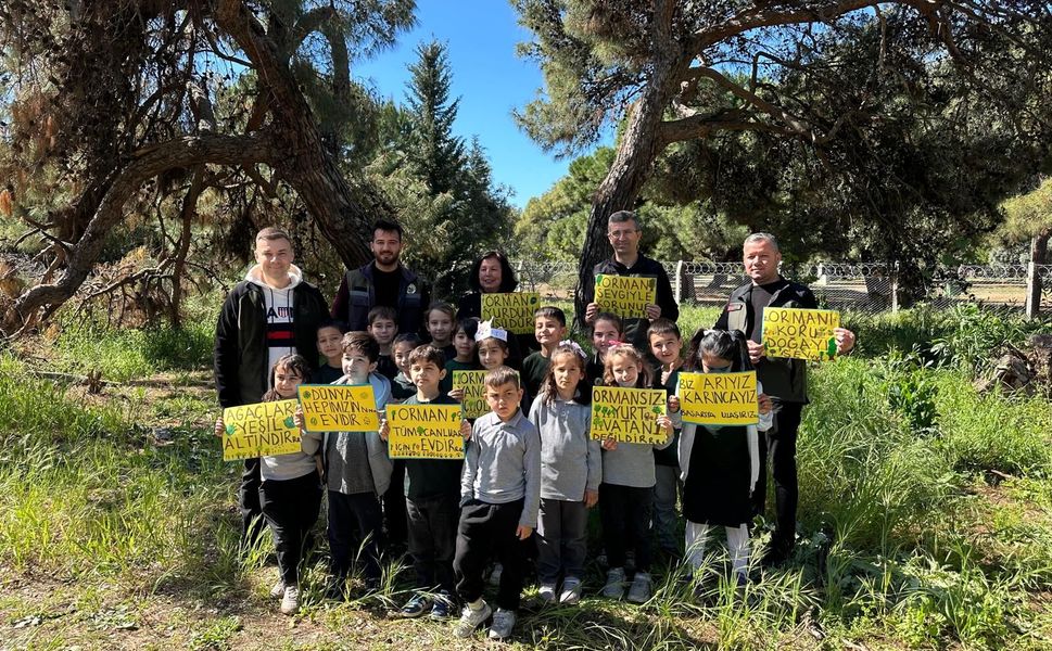 Miniklerden ‘Her Fidan Bir Nefes’  etkinliği