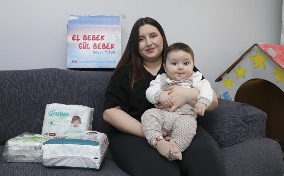 Mersin’de bebekli aileler için düzenli destek dönemi