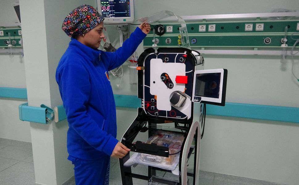 Mersin’de yeni nesil kan kurtarma cihazı kullanımda