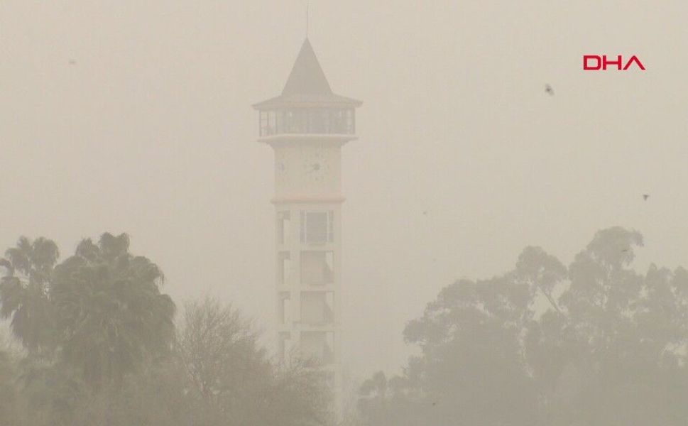 Doğu Akdeniz'de çöl tozu hayatı olumsuz etkiledi