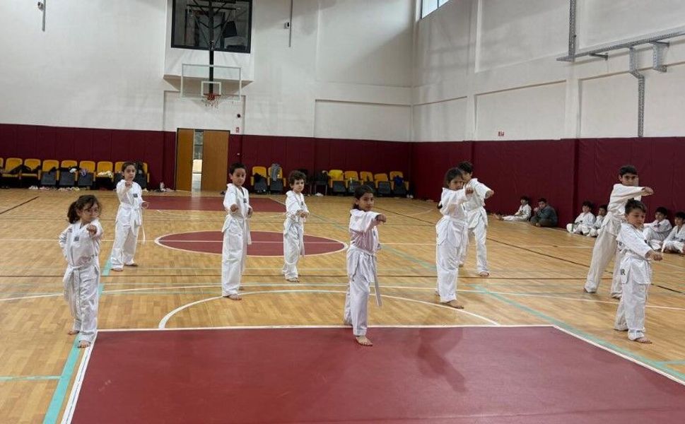 Mersin’deki gençlerden taekwondo gösterisi