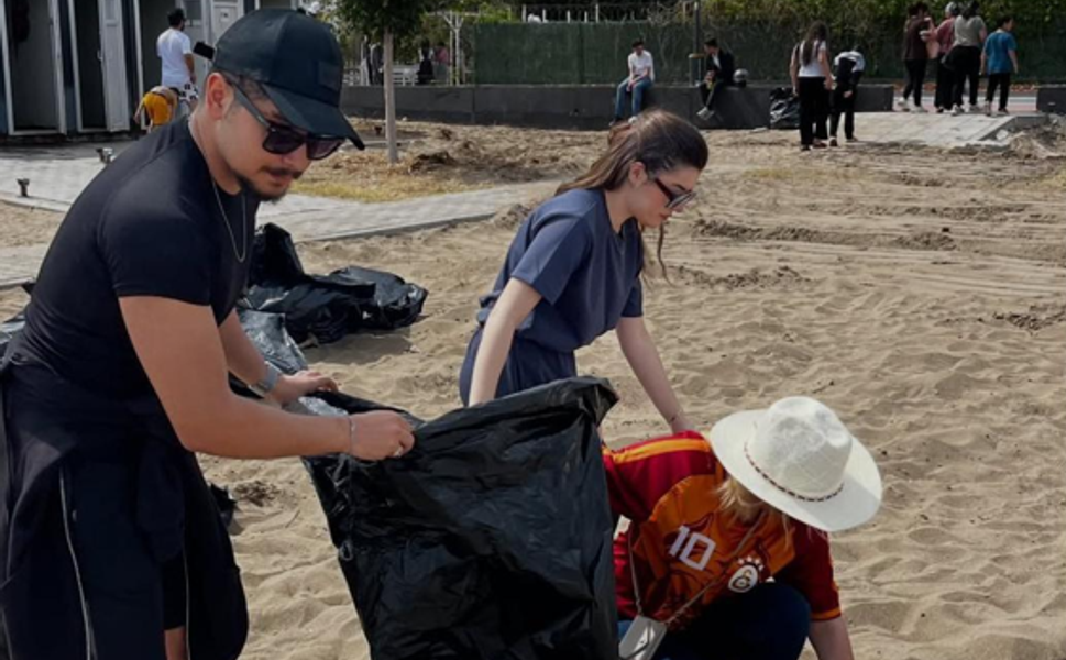 Mersin Soli Sahili’nde çevre temizliği