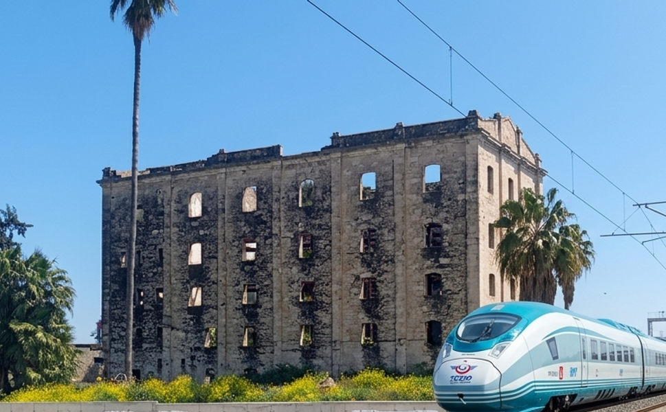 Mersin’de hızlı tren yükselirken, tarih sessizce çöküyor