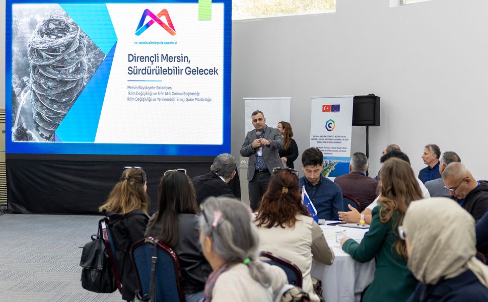 Mersin’de 2050 vizyonu için iklim riskleri masaya yatırıldı