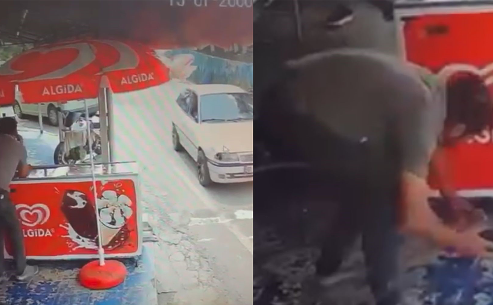 Mersin'de 4 kişinin öldüğü silahlı saldırı anı kamerada