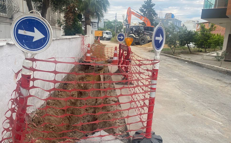 Çiftlikköy'de altyapı çalışmaları başladı