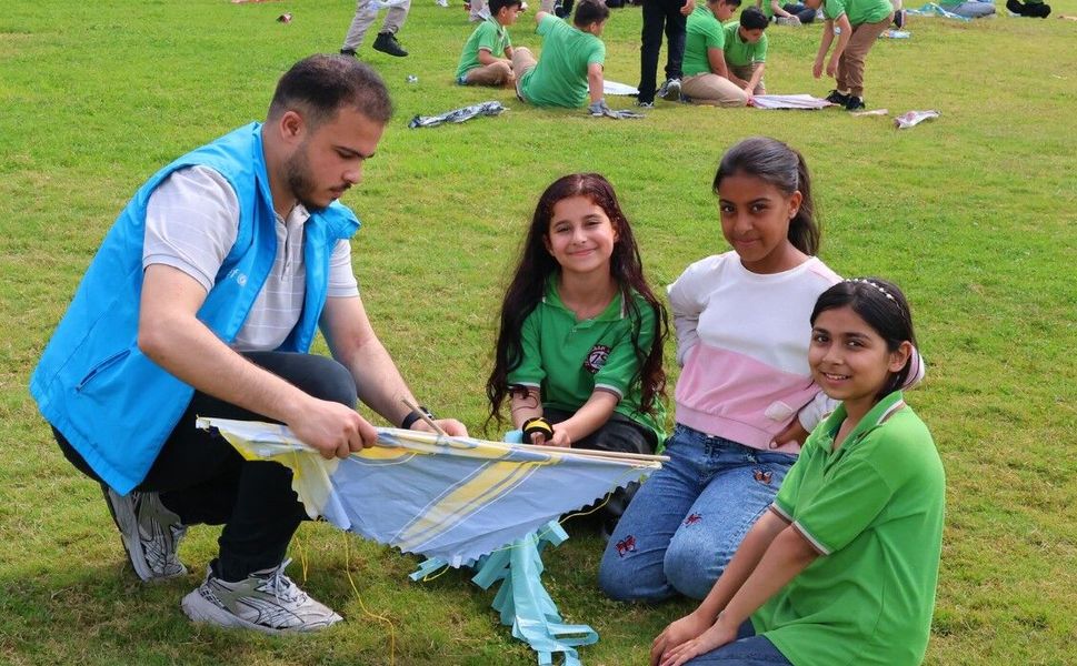 Akdeniz Millet Bahçesi’nde uçurtma şenliği