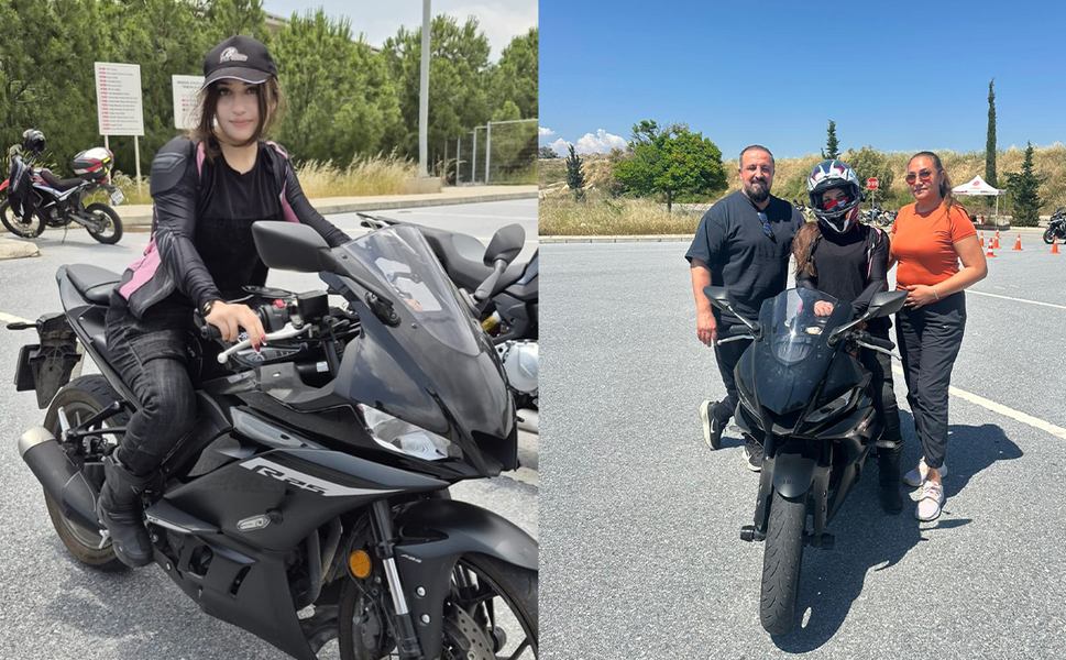 16 yaşındaki Melis’ten ilham veren motor tutkusu